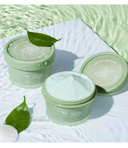 Green Tea Ice Mud Mask 120g — Oil Control & Blackheads
