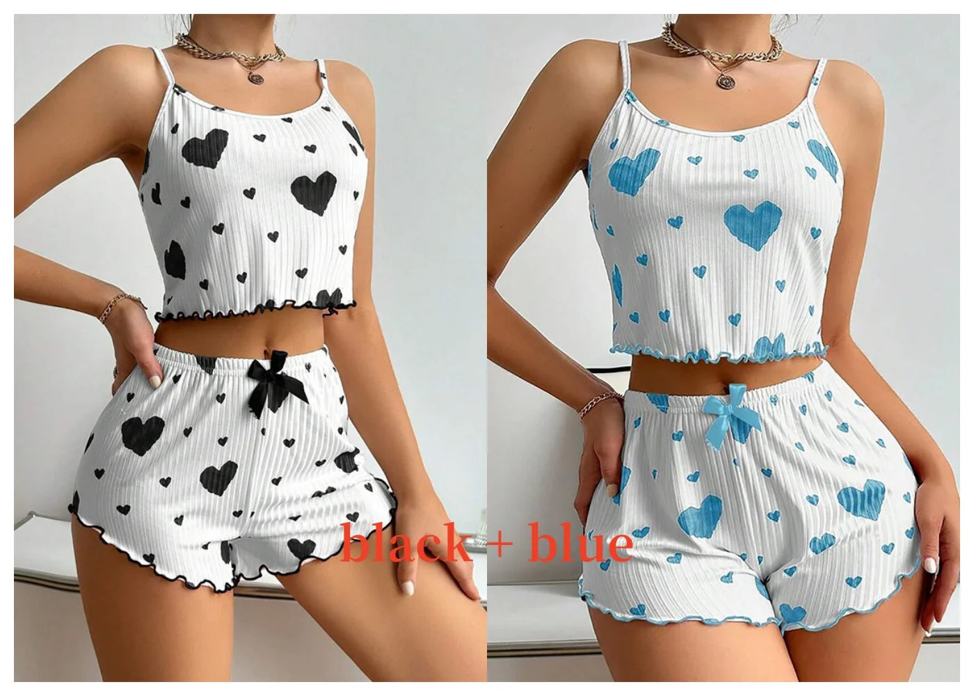 Women’s Pajama Set — Tank Top & Shorts