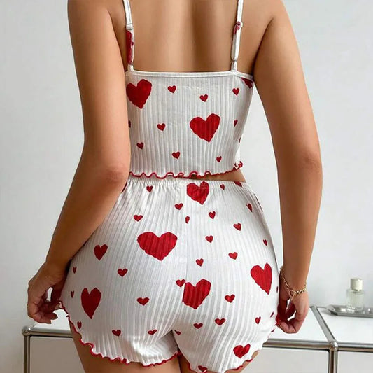 Women’s Pajama Set — Tank Top & Shorts