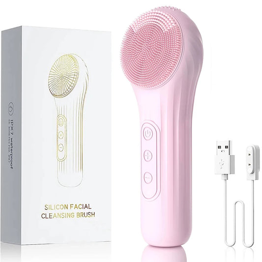 Sonic Facial Cleansing Brush — IPX-7 Waterproof