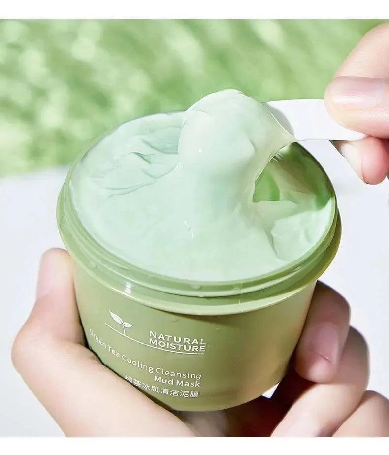 Green Tea Ice Mud Mask 120g — Oil Control & Blackheads