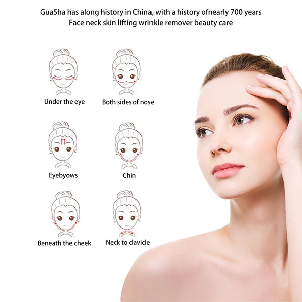 JadeStone Facial Massage Gua Sha